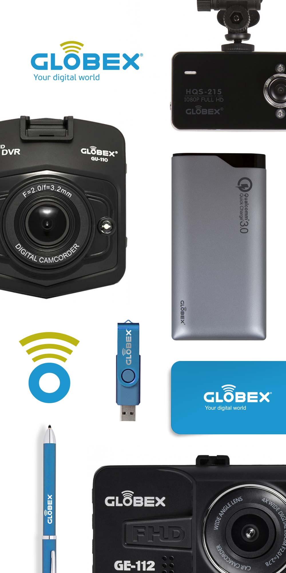 брендбук производителя навигаторов globex
