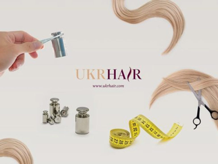 Брендбук и фирменный стиль компании „Urk Hair“. Продажа волос