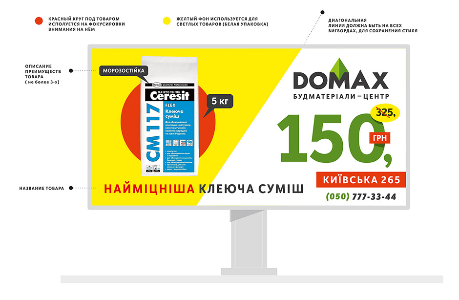 Создание дизайна бигборда строительного магазина