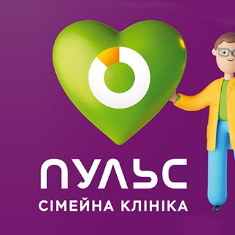 оформление инстаграмма и фейсбука логотип семейной клинки Пульс