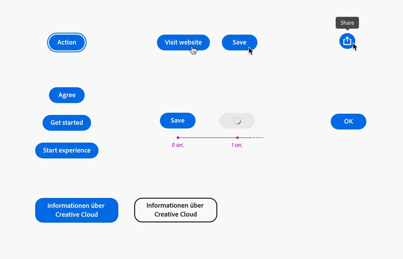 buttons adobe design system