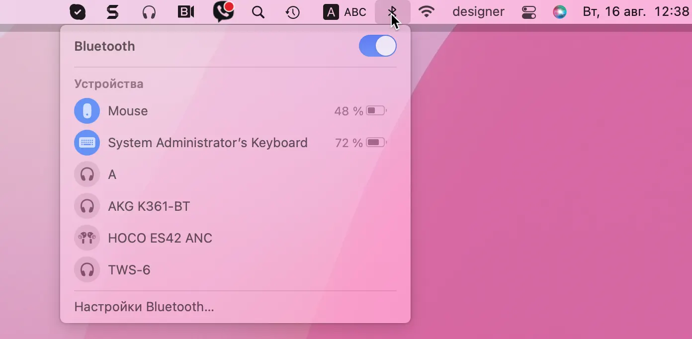 top menu apple