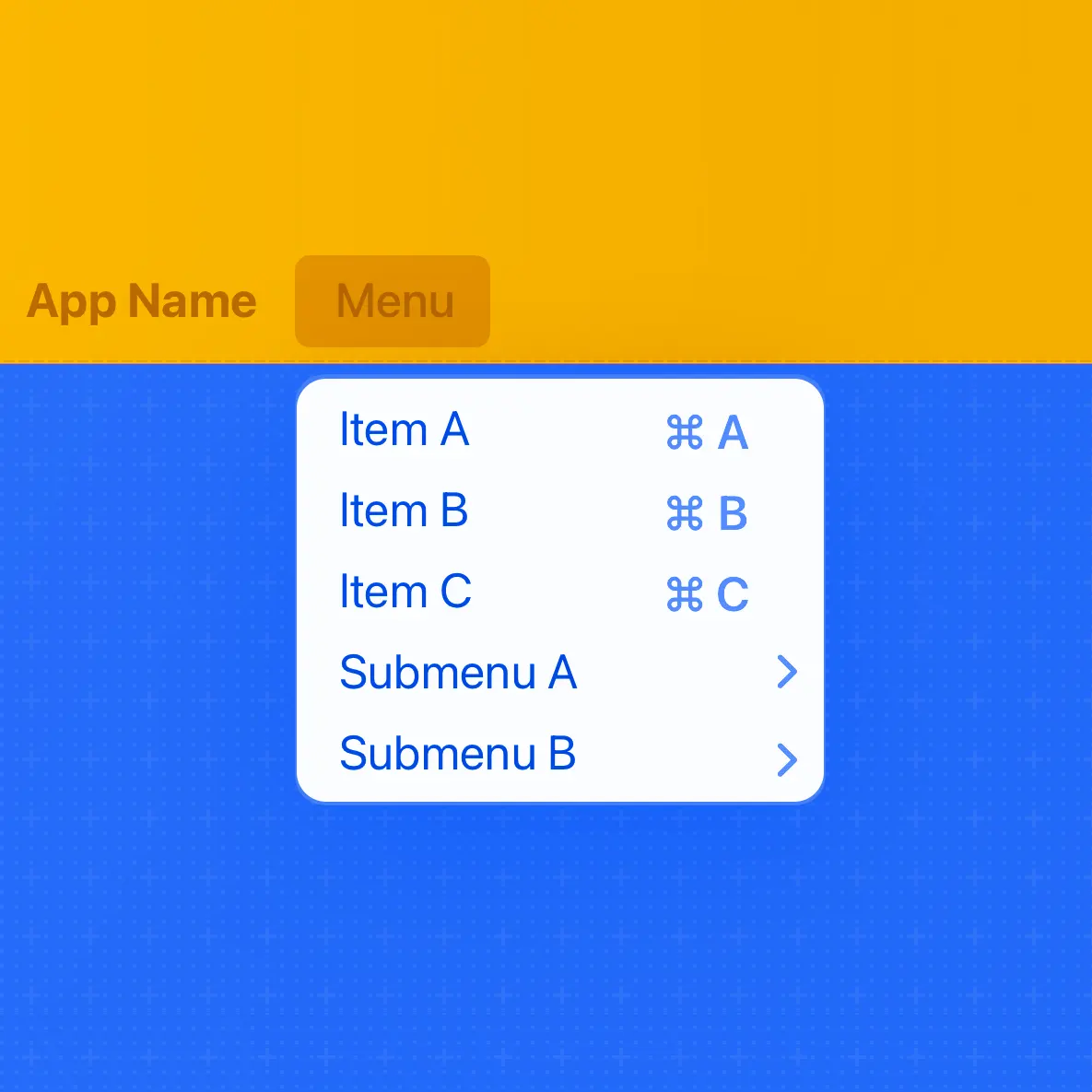 header menu